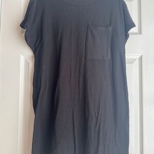 Entro Charcoal Short Sleeve Tee with Pocket